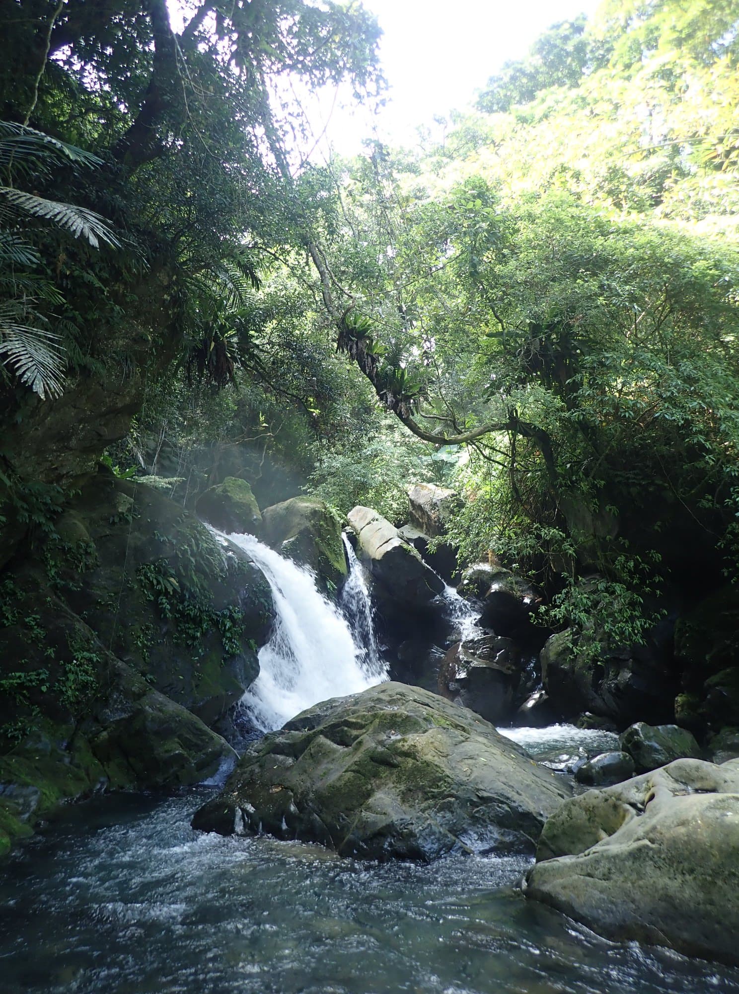 Natural waterfall